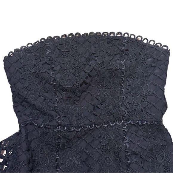 Keepsake The Label Lovable Strapless Lace High-low Evening Maxi Gown Dress Small - Picture 13 of 16